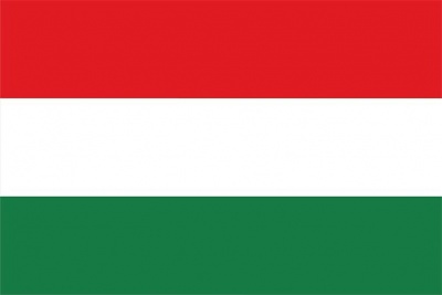 Zászló, magyar, címer nélkül, 60x90 cm