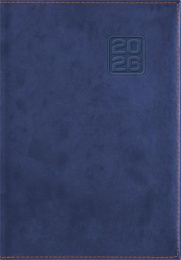 Naptár, tervező, B6, heti, DAYLINER "Square", kék