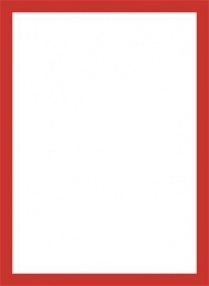 Bemutató keret, mágneses, A4, DJOIS "Magneto PRO", piros