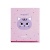 Cicás jegyzetfüzet, öntapadós kiegészítőkkel, APLI Back2Fun, rózsaszín
